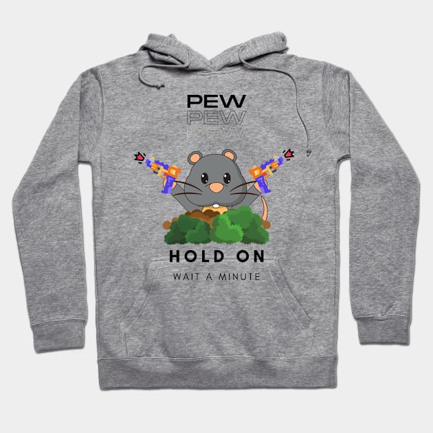 Rodent nerf blasters - pew pew pew Hoodie by UPSTORE-TP